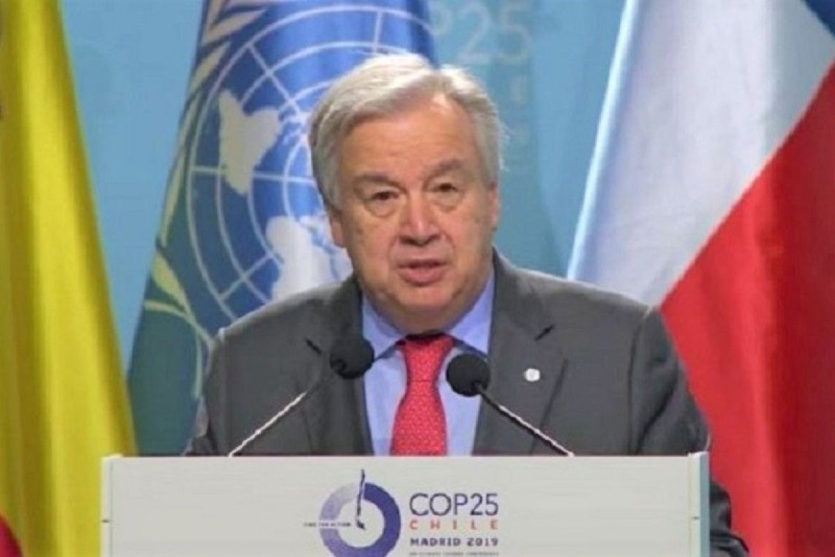 Sekjen PBB Antnio Guterres desak dunia serius tangani darurat iklim