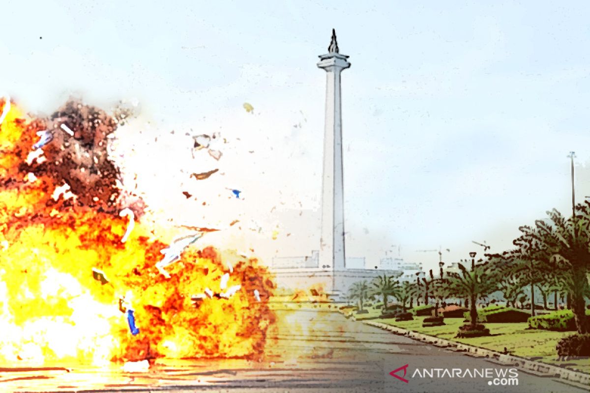 Two TNI personnel become eye witnesses of Monas Square blast: police