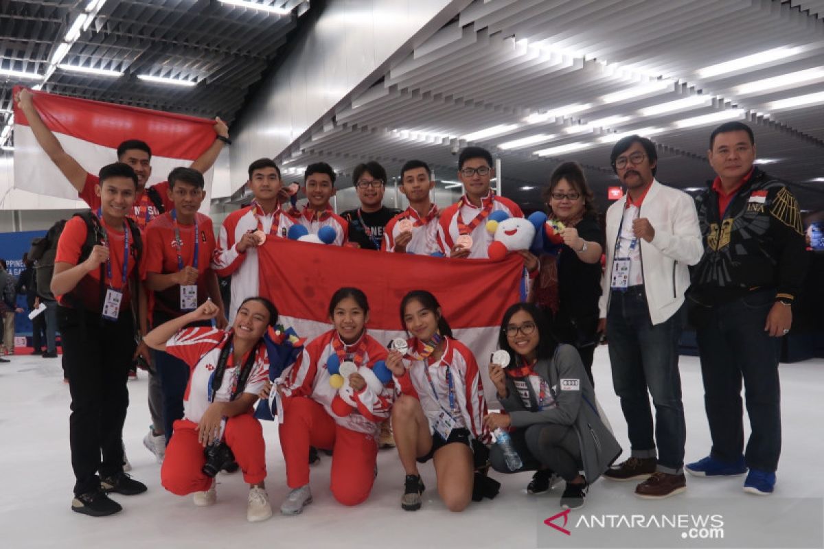 Speed skating Indonesia tampakkan taji di SEA Games 2019