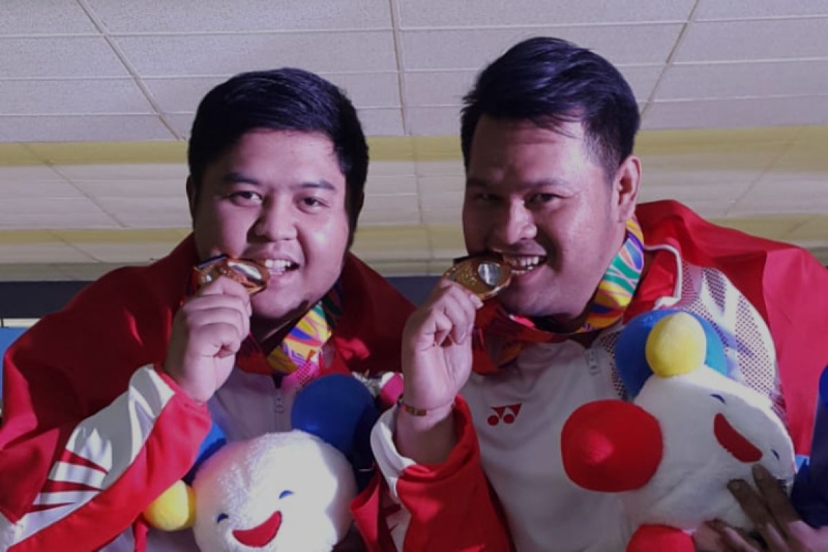 Indonesia rebut emas boling ganda putra SEA Games 2019 Filipina