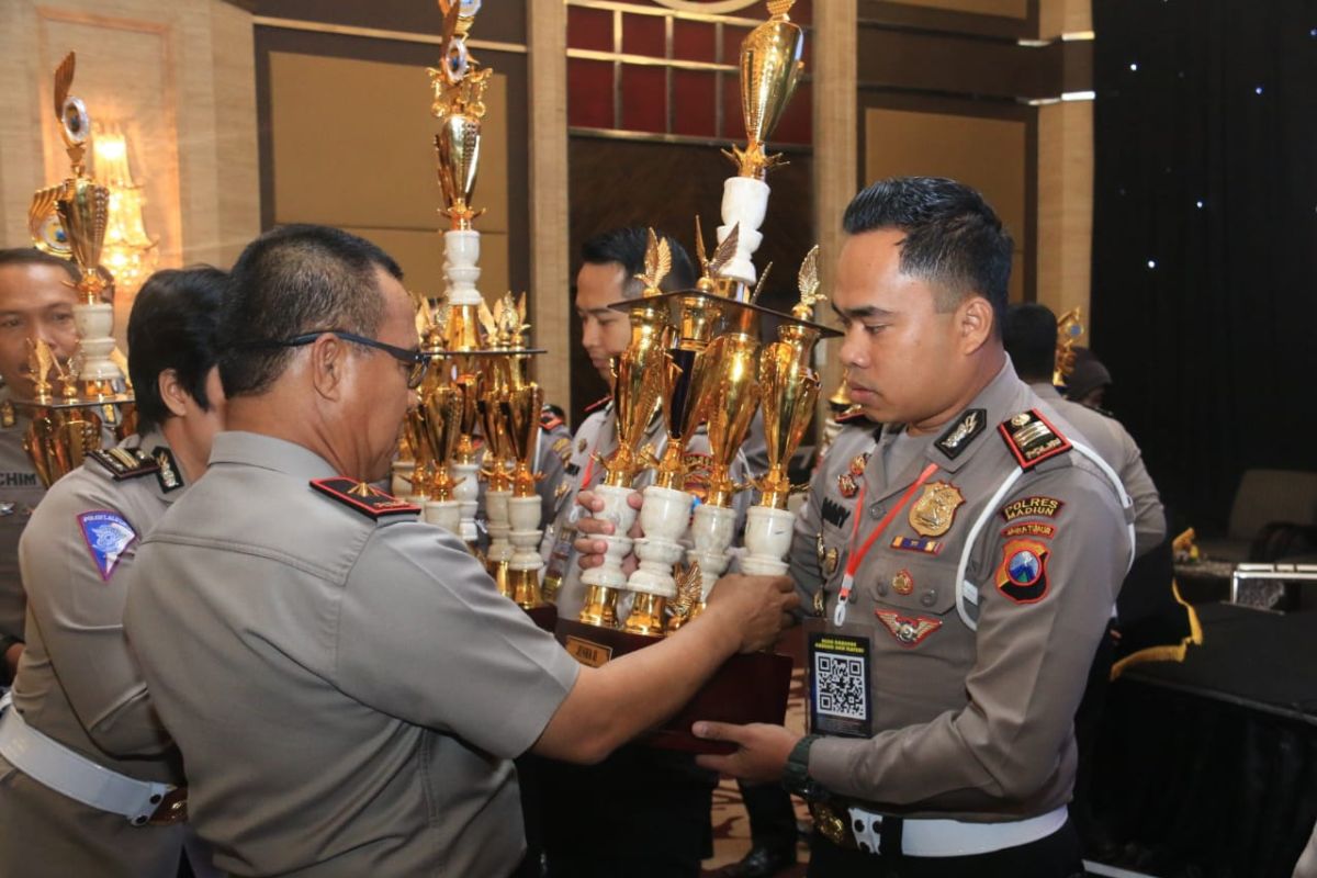 Polres Madiun peringkat kedua lomba Kawasan Tertib Lalu lintas Jatim