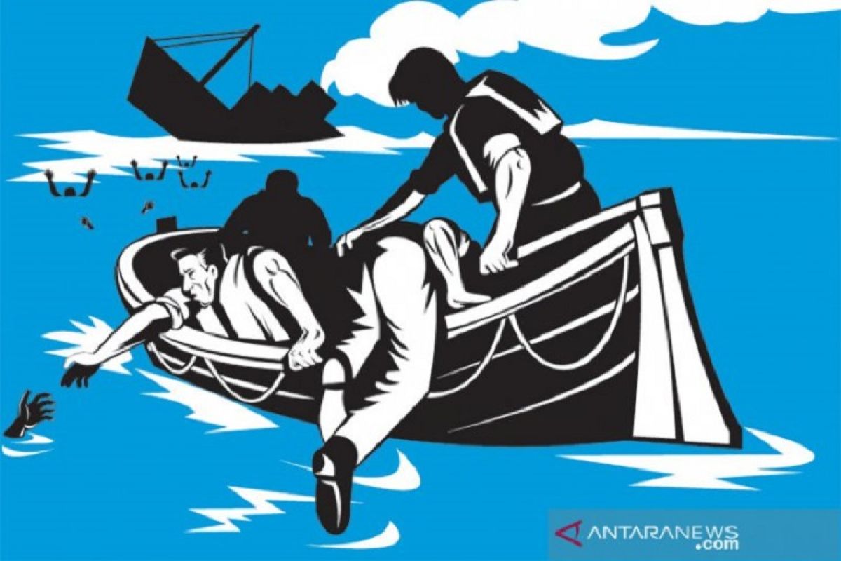 Kapal nelayan KM Victoria Aceh Timur tenggelam di Selat Malaka