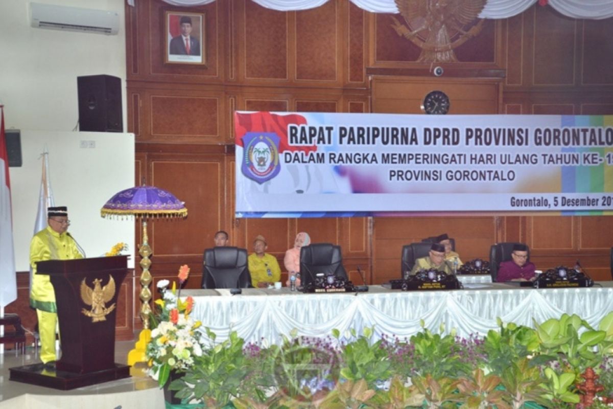 DPRD gelar paripurna HUT ke-19 Provinsi Gorontalo