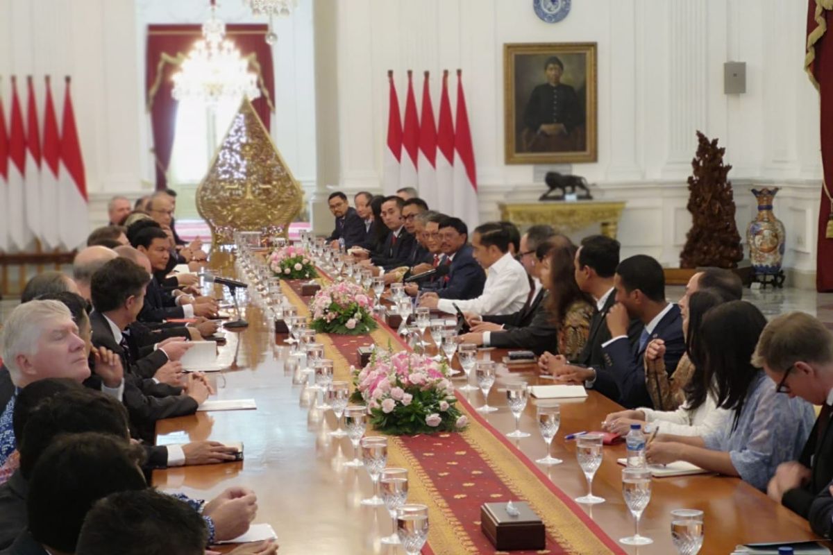 Presiden Joko Widodo harap pengusaha AS optimalkan peluang bisnis di Indonesia