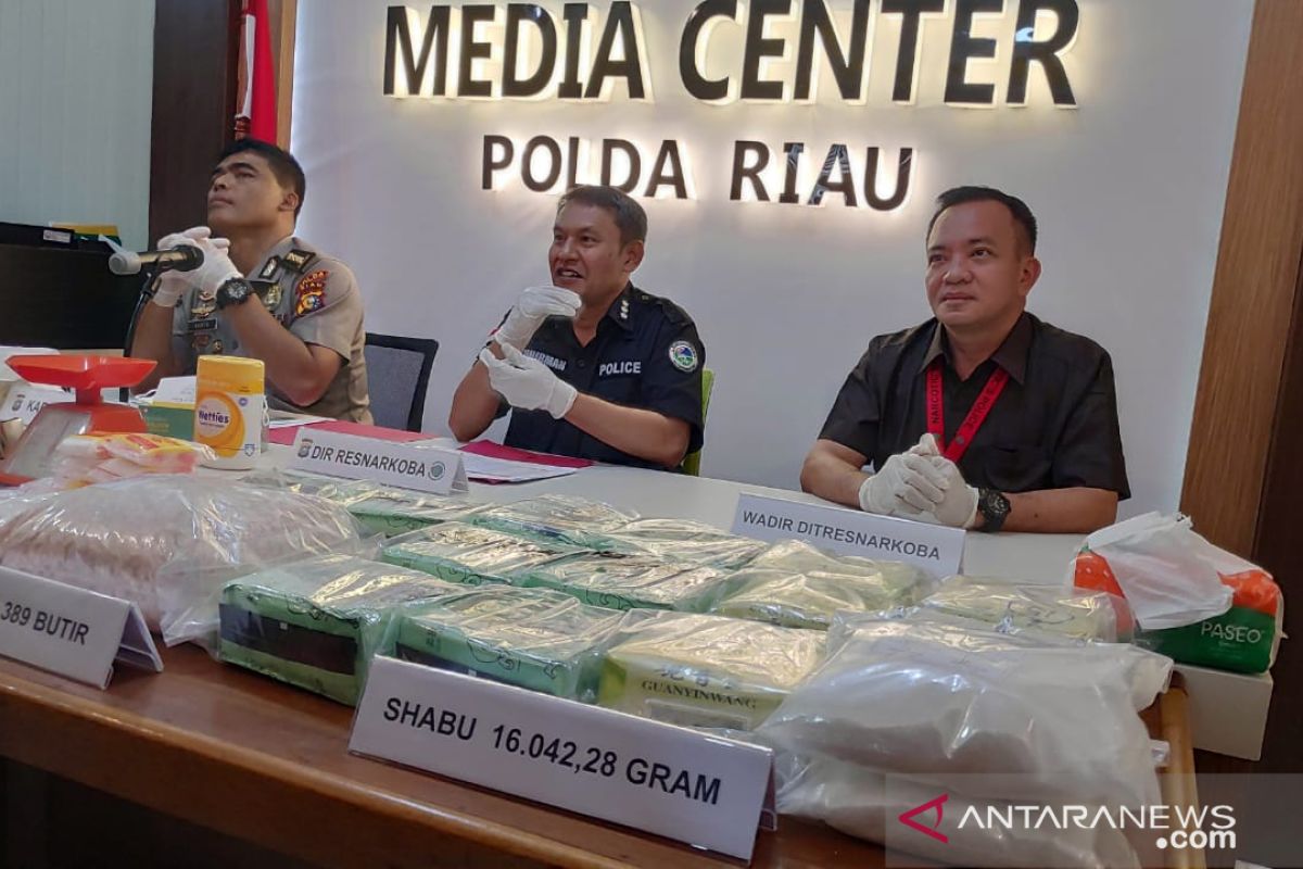 Polda Riau sita narkoba bernilai puluhan miliar rupiah