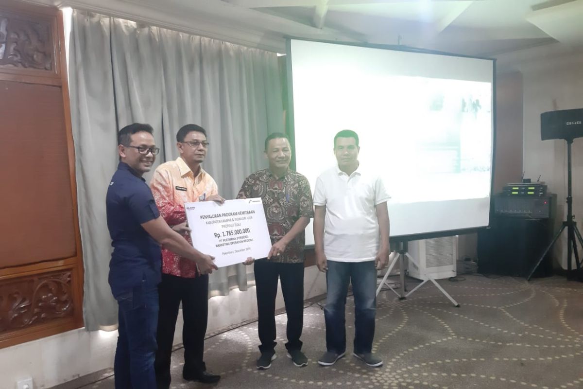 Pertamina bantu modal UMKM Kampar dan Inhil Rp1,785 miliar