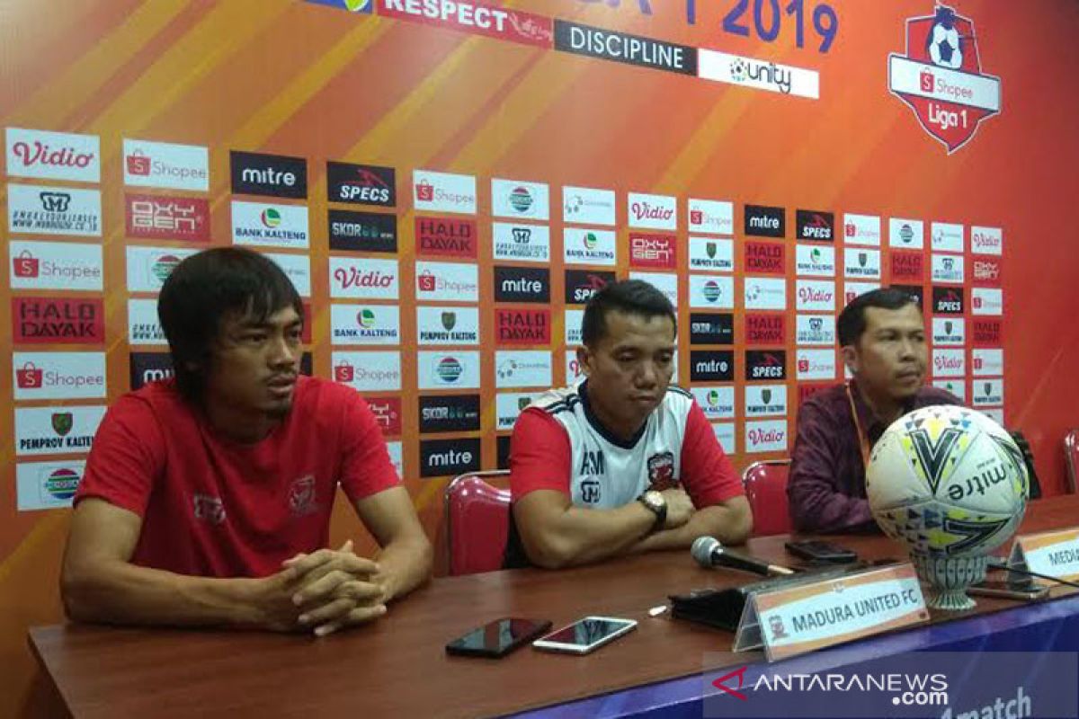 Madura United tak diperkuat empat pemain pilar ladeni Kalteng Putra