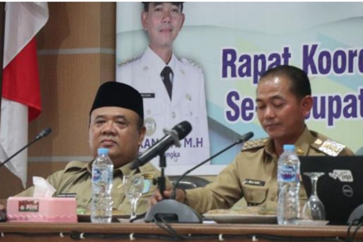 Bupati Bangka dorong OPD segera selesaikan semua kegiatan