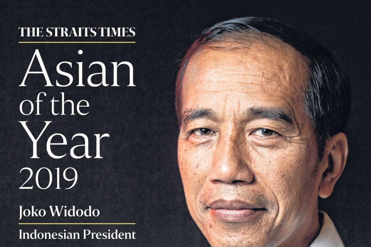 Jokowi dinobatkan sebagai "The Straits Times Asian of the Year 2019"