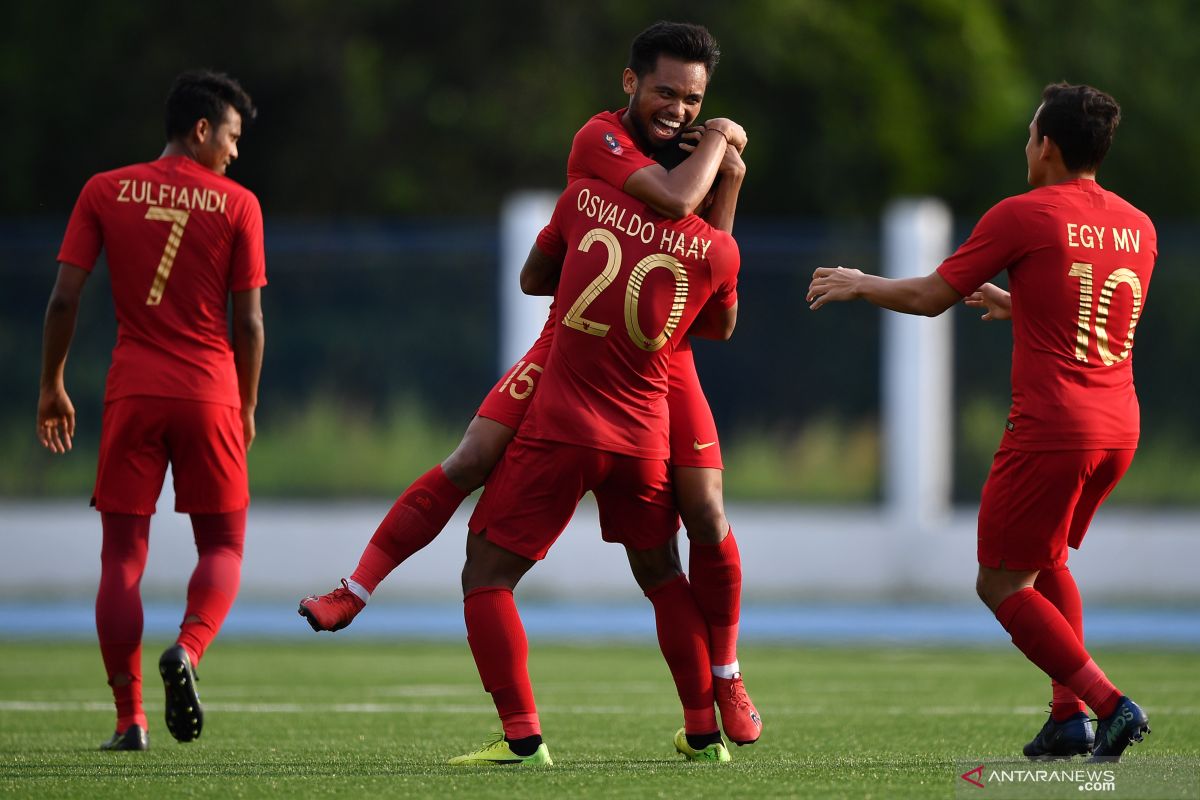 Tundukkan Laos 4-0, Timnas Indonesia amankan tiket semifinal