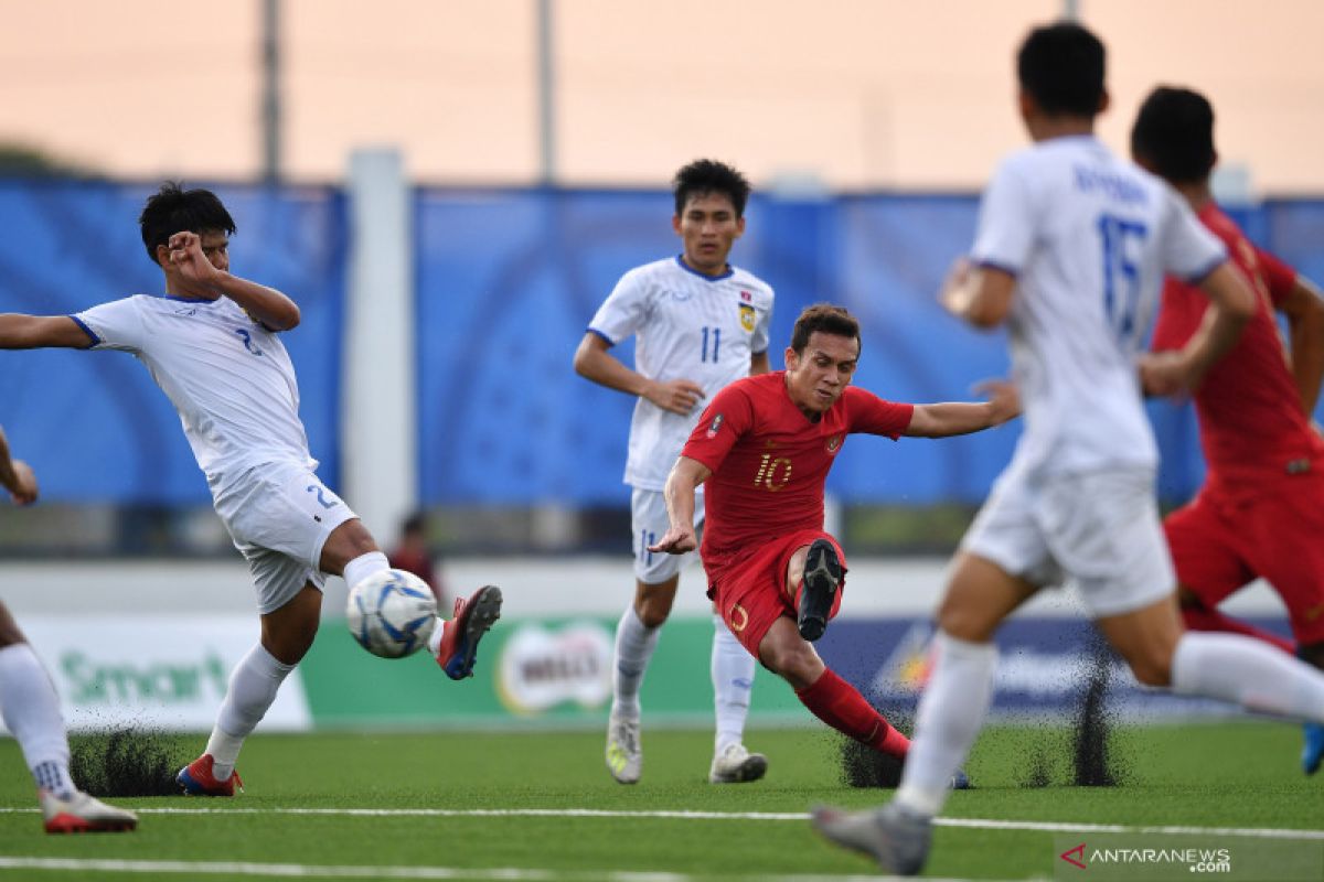 Timnas U-22 Indonesia bersiap adu penalti hadapi Myanmar di semifinal SEA Games
