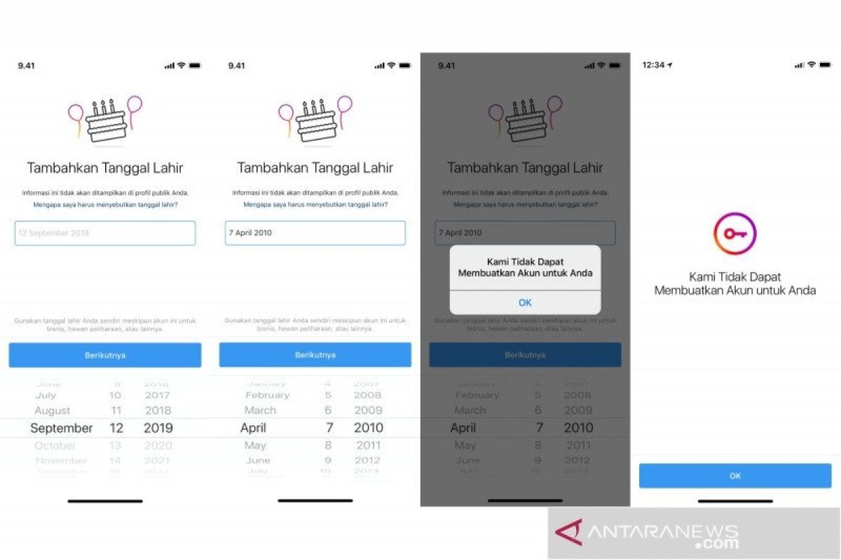 Instagram perketat pendaftaran dengan tanggal lahir pengguna