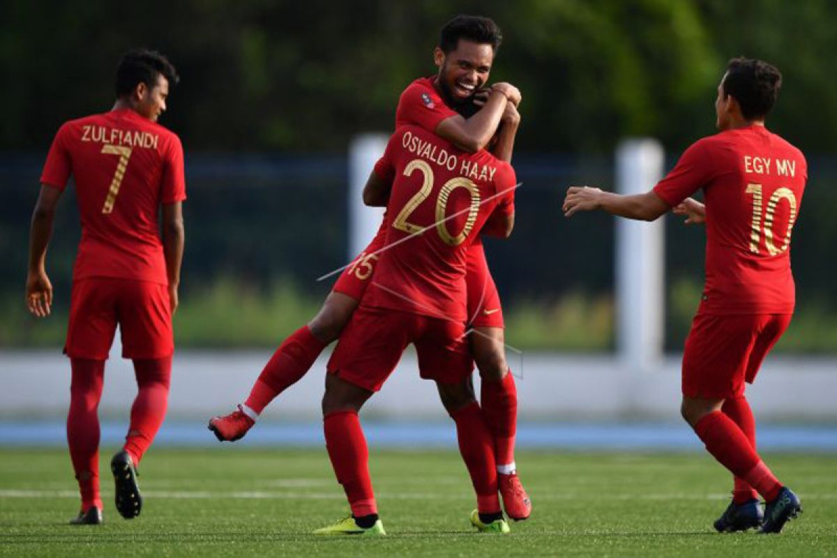 Timnas Indonesia U-22 ke semifinal setelah tekuk Laos 4-0