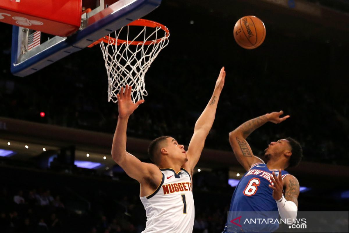 Nuggets bekuk mudah Knicks, Suns butuh "overtime" kalahkan Pelicans