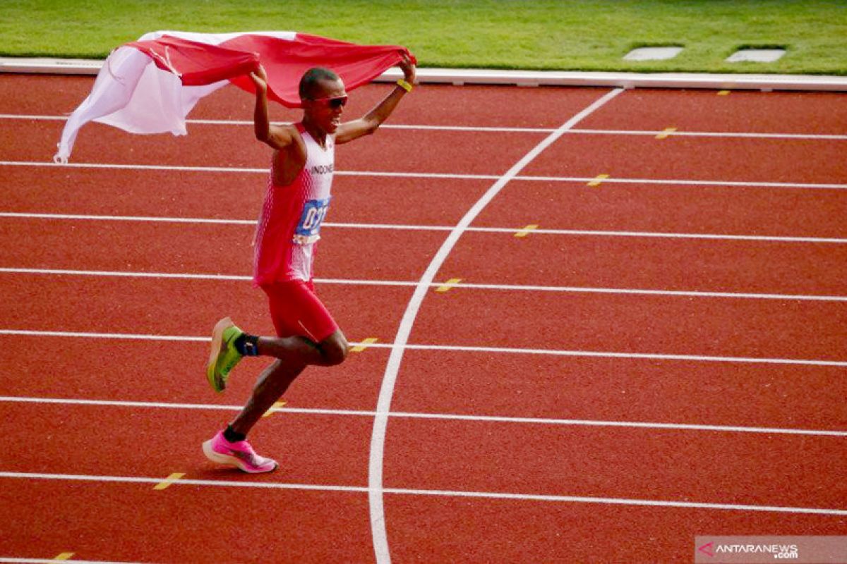 SEA Games: Prayogo celebrates with joy the first gold for Athletics team