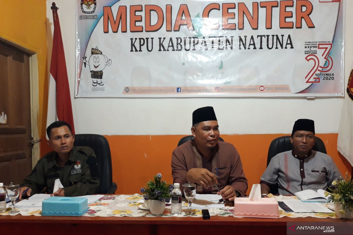 KPU Natuna umumkan perubahan syarat dukungan calon bupati