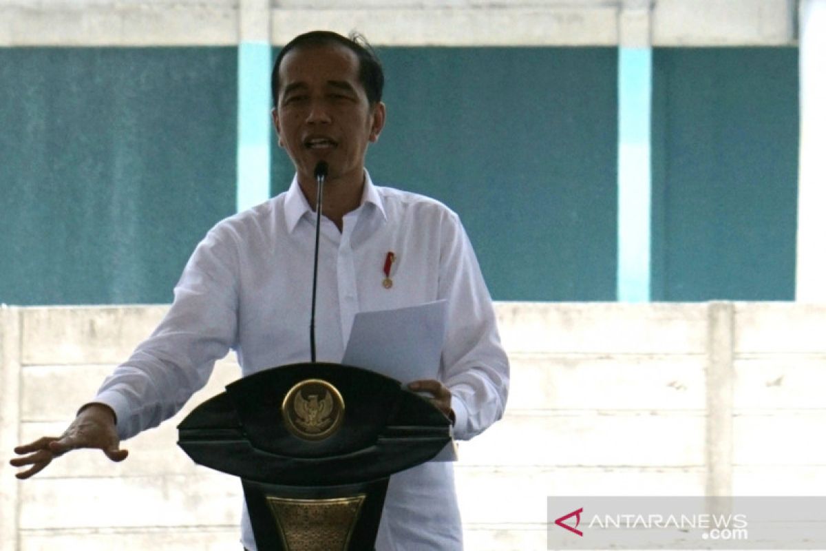 Presiden saksikan para menteri pentas antikorupsi di SMKN 57 Jakarta