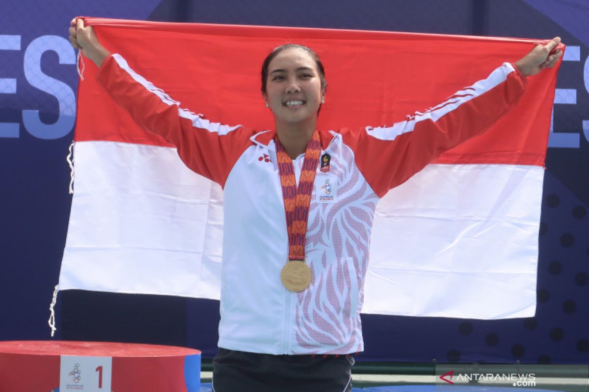 Petenis Indonesia Aldila: ganda campuran harus agresif demi emas SEA Games