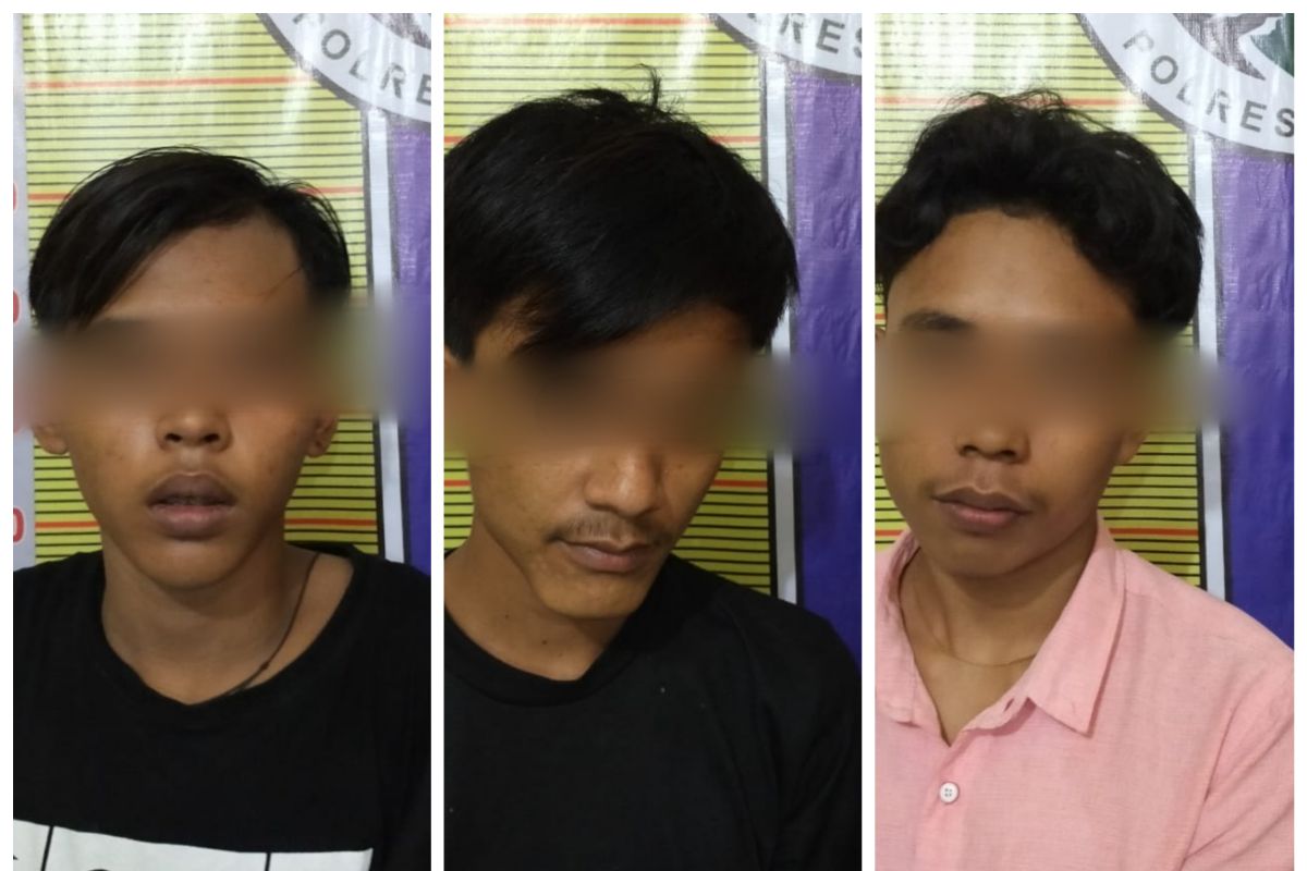 Lagi asyik nyabu, tiga remaja di Tanjung Pura ditangkap polisi