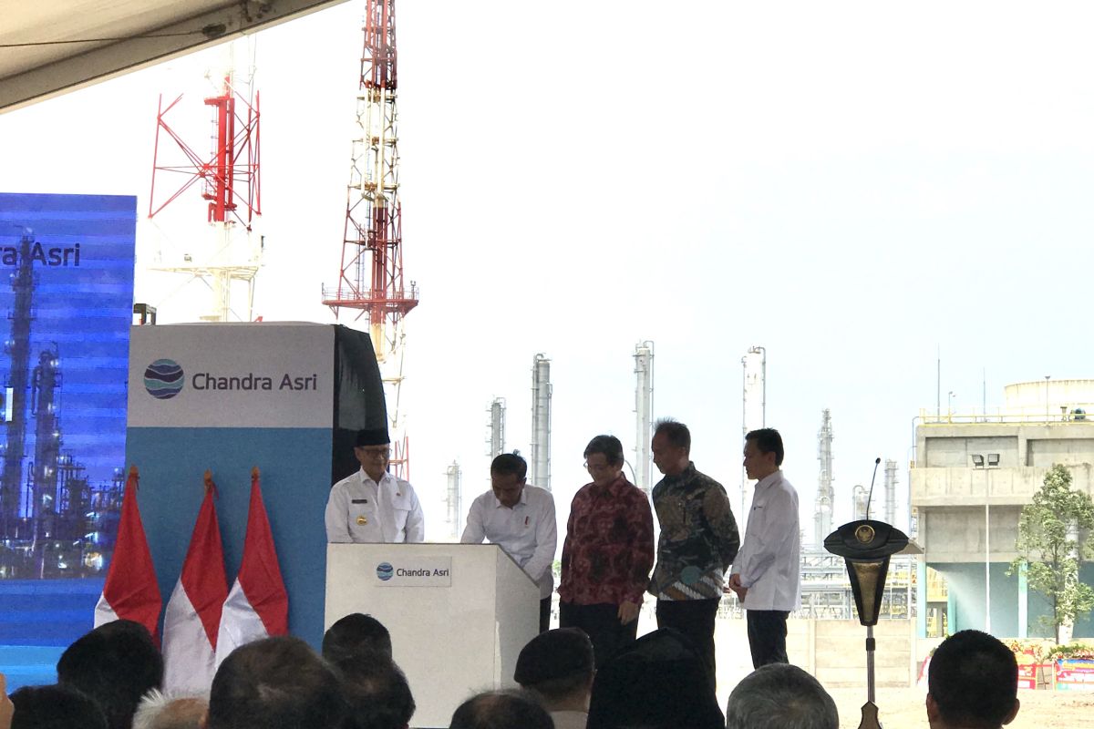 Jokowi upbeat about Indonesia exporting petrochemical products