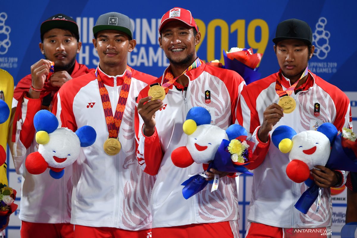 Tambah 12 emas, Indonesia kokoh di posisi dua SEA Games 2019