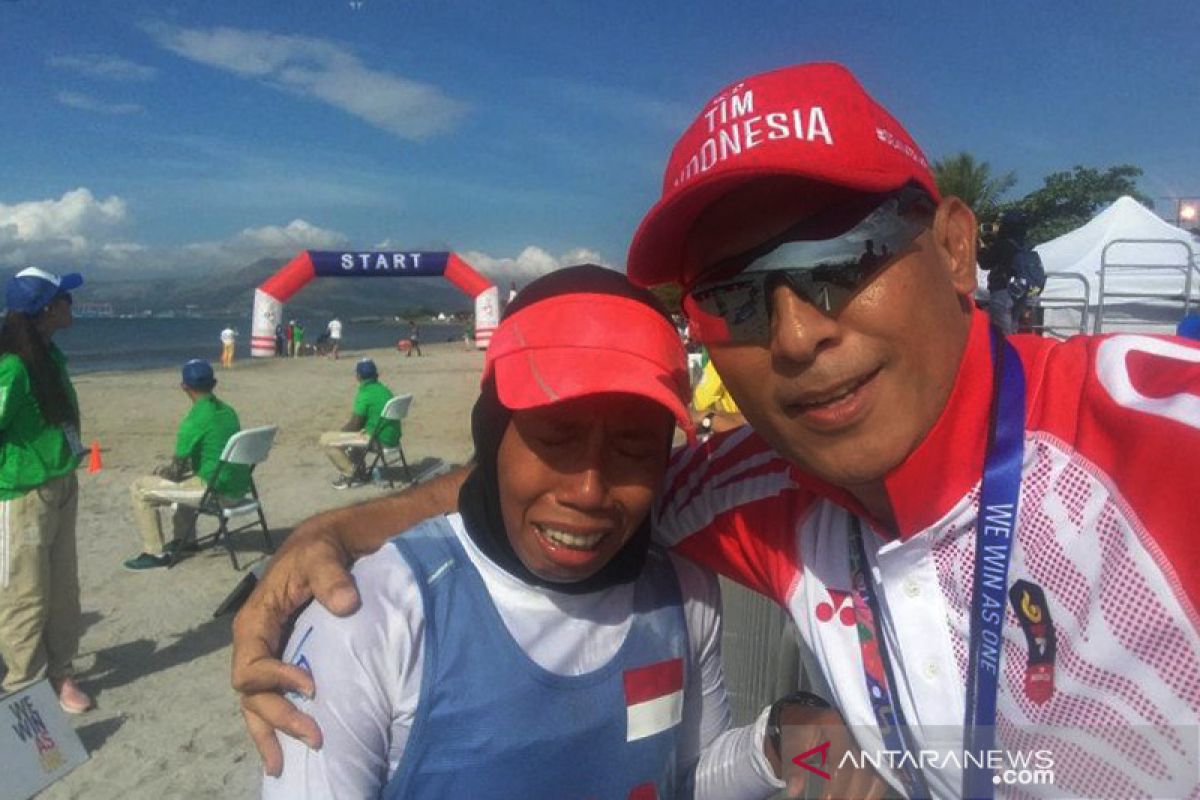 Indonesia tetap bertahan di posisi dua setelah pentathlon sumbang emas