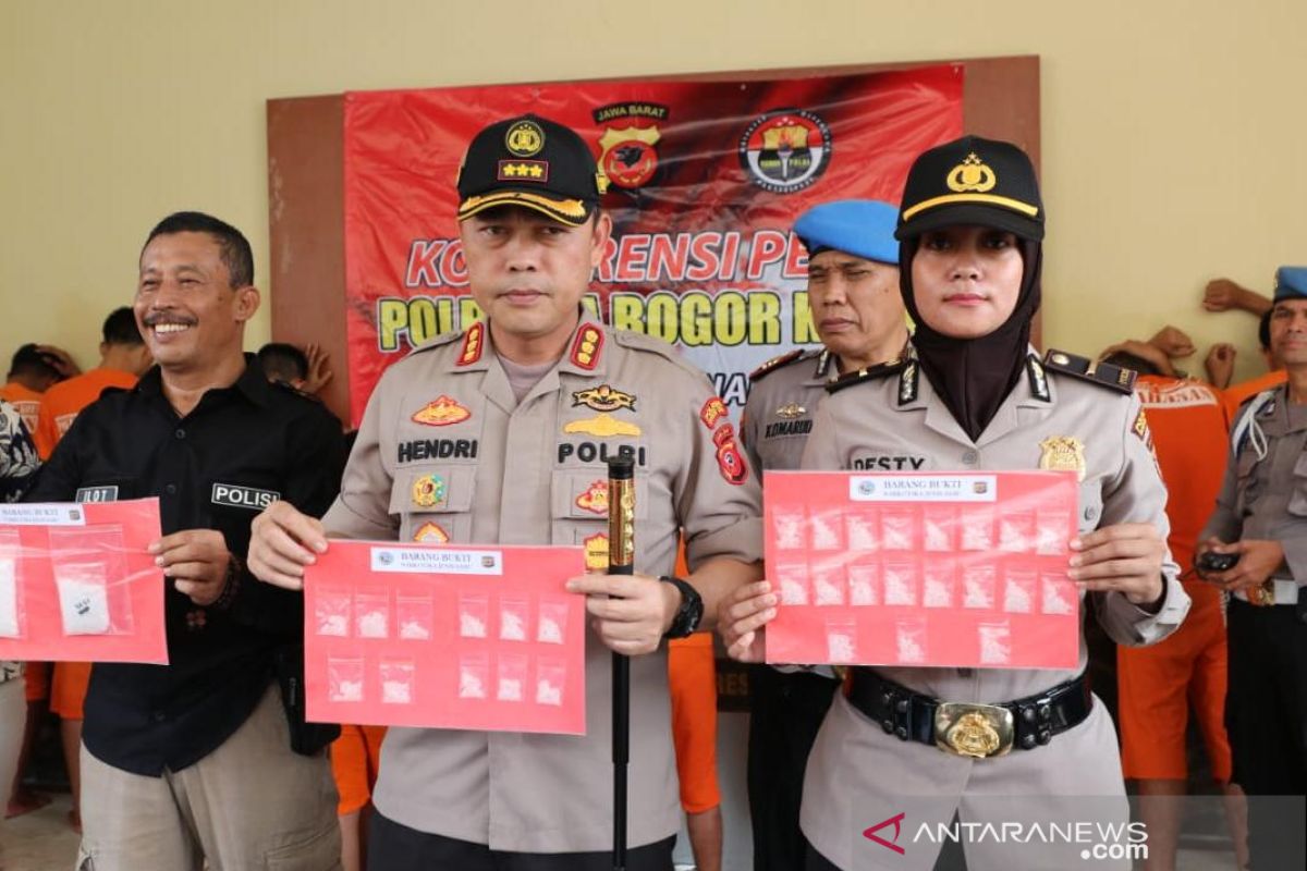 Polresta Bogor Kota berhasil proses 11  perkara narkoba