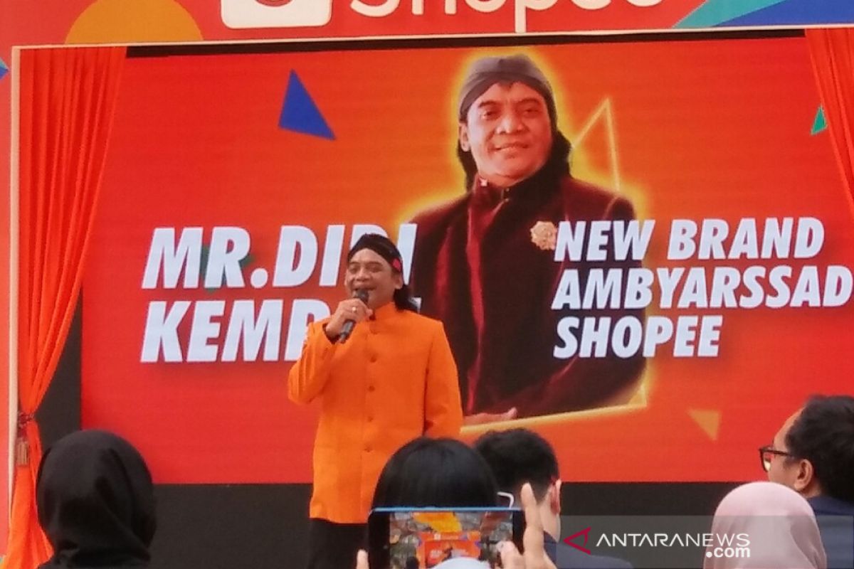 Penyanyi Didi Kempot jadi duta merek perusahaan e-commerce asing