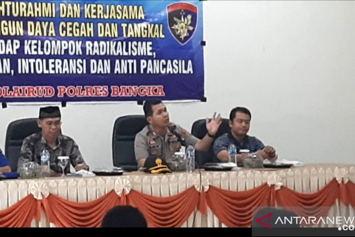 Kapolres Bangka ajak nelayan jaga kedamaian