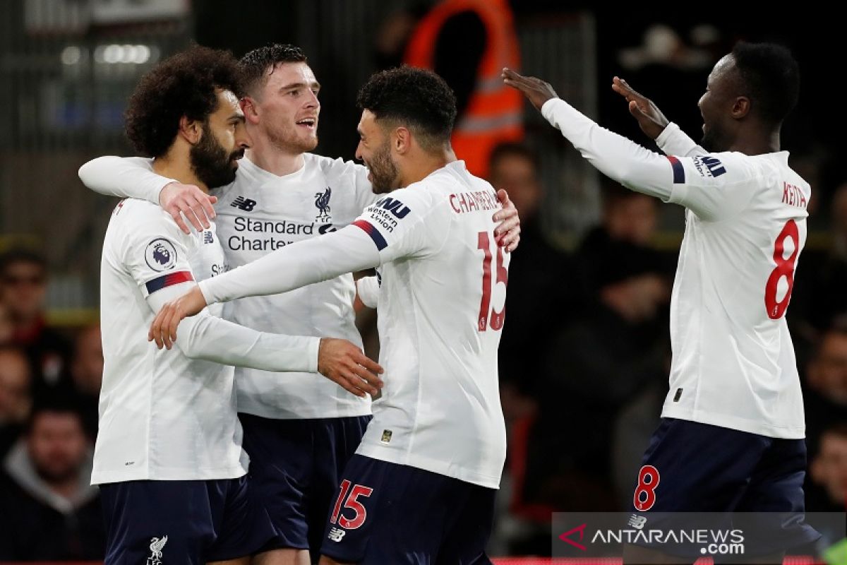 Liverpool bawa pulang tiga poin dari Bournemouth