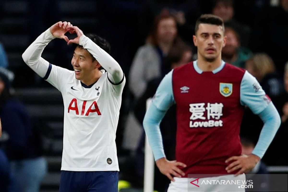 Tottenham cukur Burnley 5-0, Son Heung-min cetak gol cantik