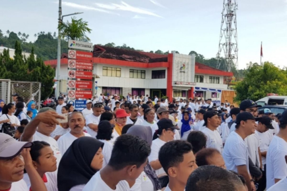 Pertamina MOR VIII gandeng masyarakat jalan santai meriahkan HUT ke-62