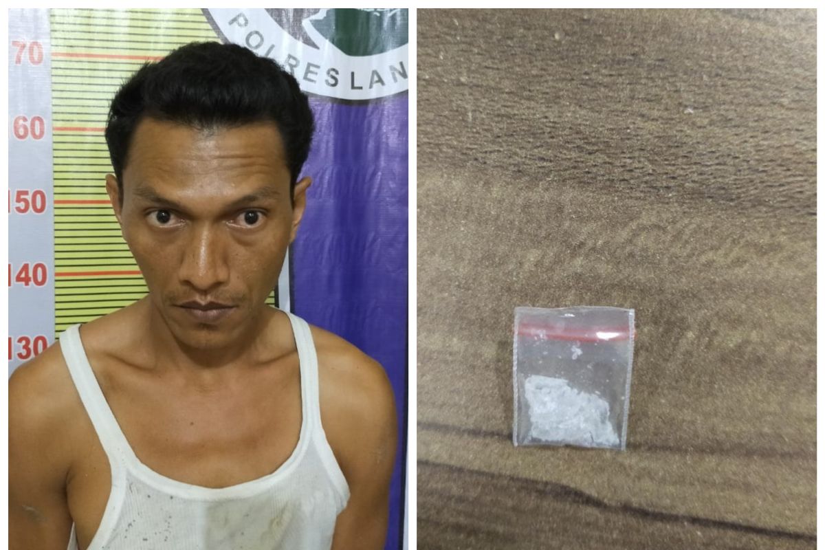 Satresnarkoba Polres Langkat tangkap pemilik narkotika warga Pangkalan Susu