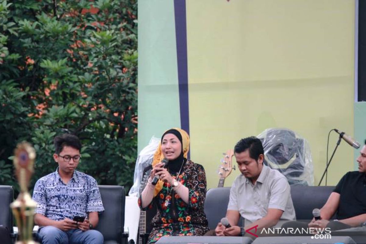 Antusias mahasiswa mengikuti Talk Show Youth Agripreneur Festival Polbangtan tinggi