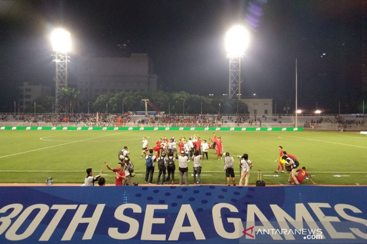 Timnas U-22 Indonesia hadapi Vietnam di final