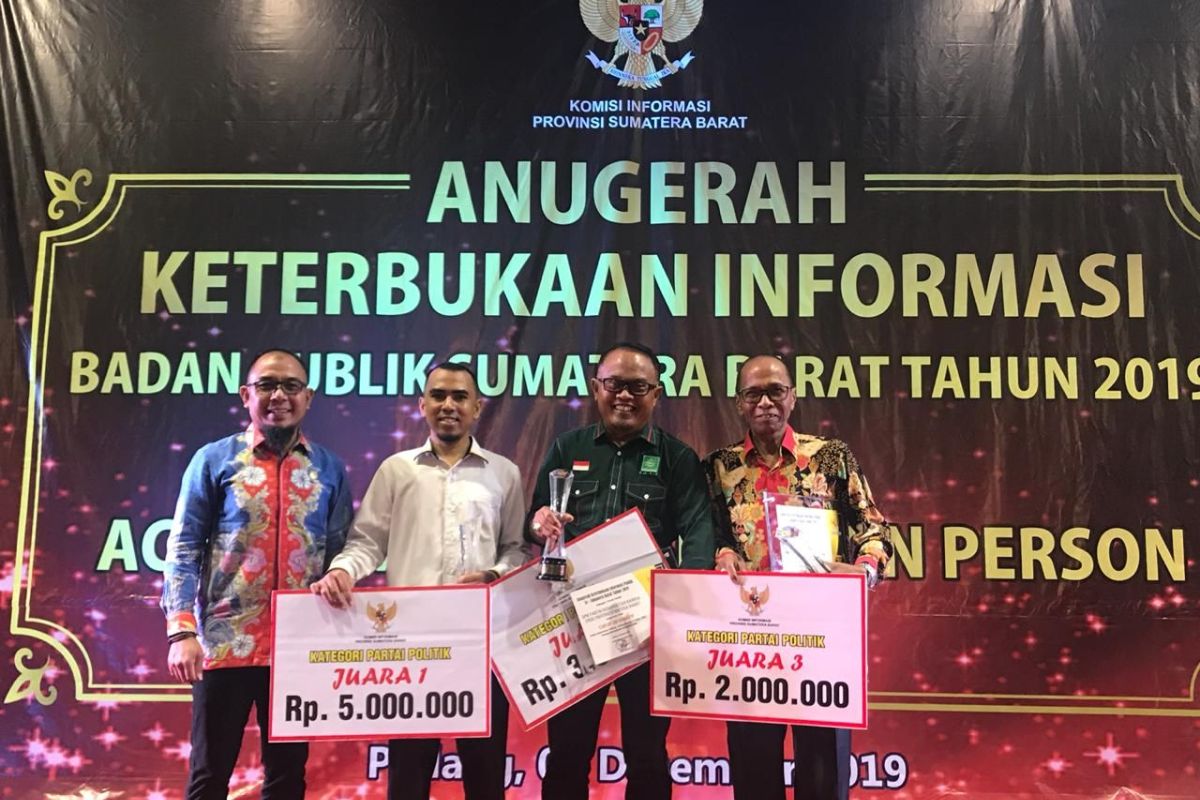 PKS Sumbar raih  peringkat pertama partai paling informatif