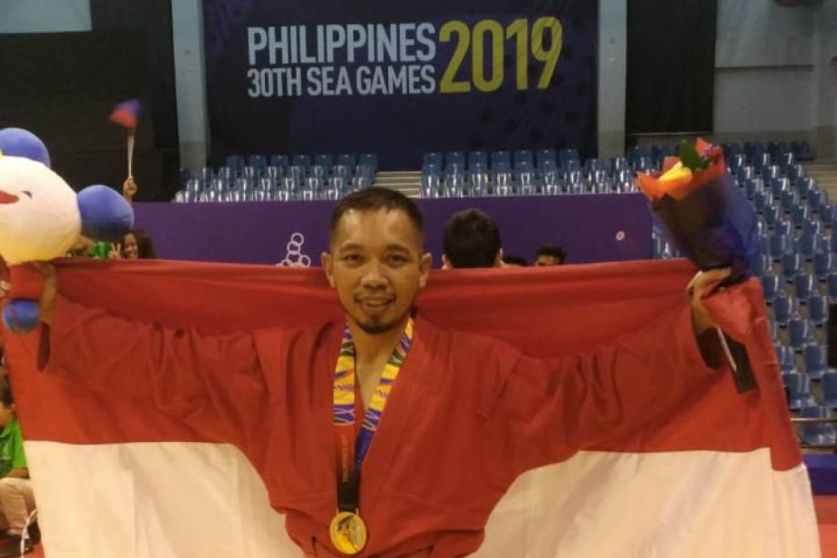 Atlet Sambo Pontianak bangga persembahkan emas  SEA Games bersama tim