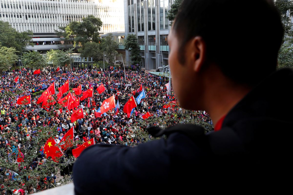 Unjuk rasa anti-pemerintah terbesar berlangsung di Hong Kong