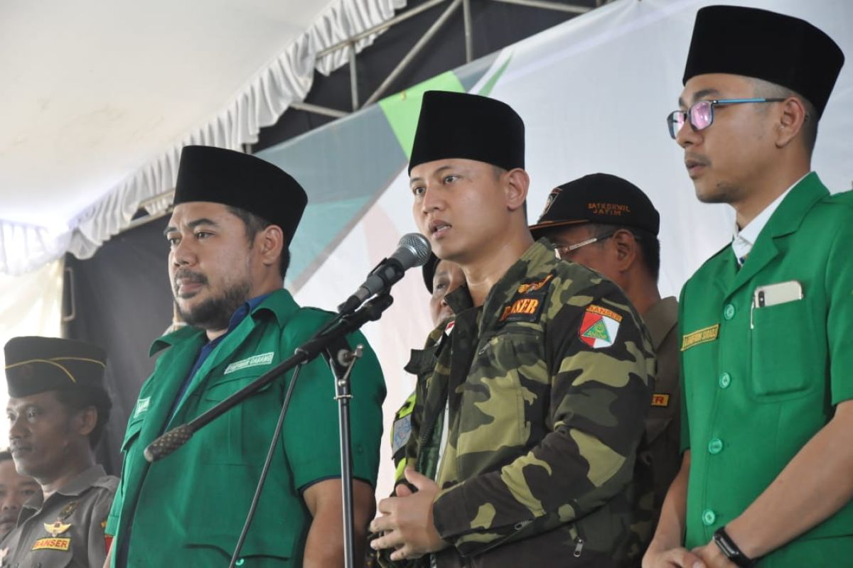 Bupati Trenggalek ajak Banser jaga NKRI dengan 