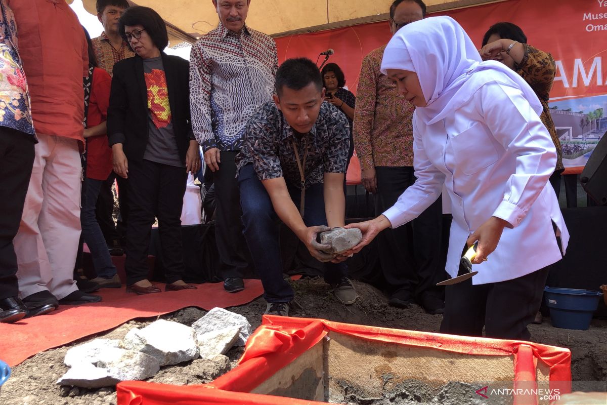 Gubernur Khofifah letakkan batu pertama pembangunan Museum HAM Munir