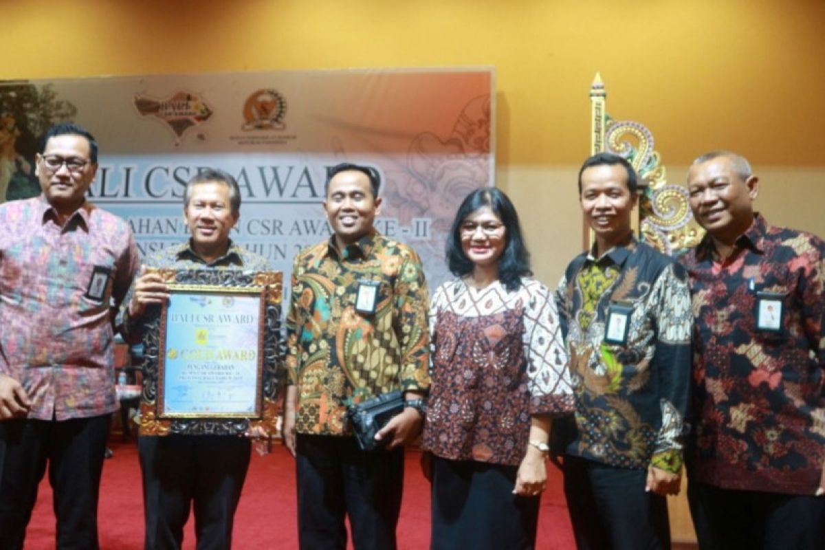 PLN UID Bali kembali raih penghargaan BUMN CSR Award kategori Gold