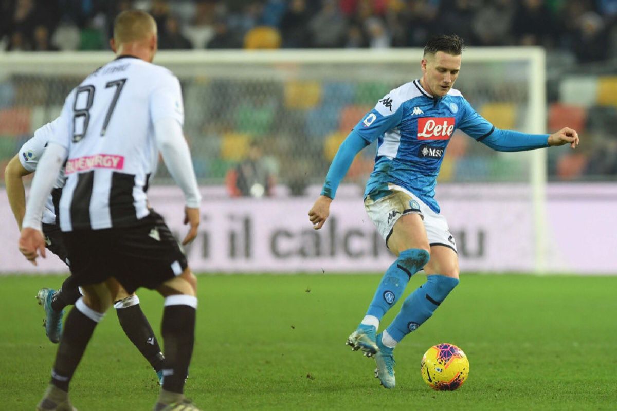 Napoli perpanjang catatan gagal menang setelah diimbangi Udinese