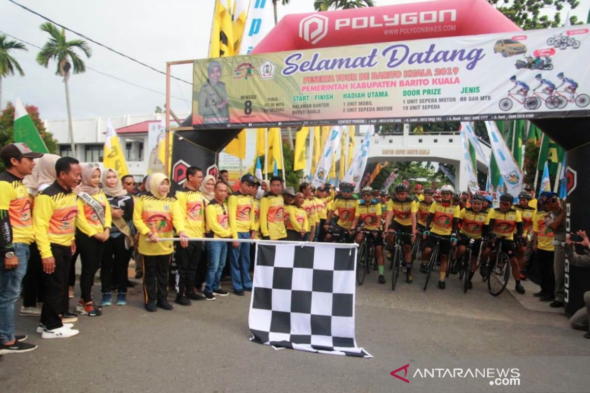 1,000 cyclists from Java, Sumatra, and Kalimantan race in Tour de Barito Kuala