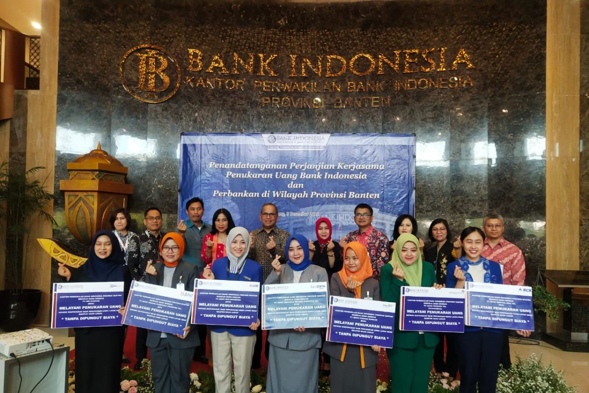 BI Banten teken kerjasama dengan 7 bank berkaitan penukaran uang