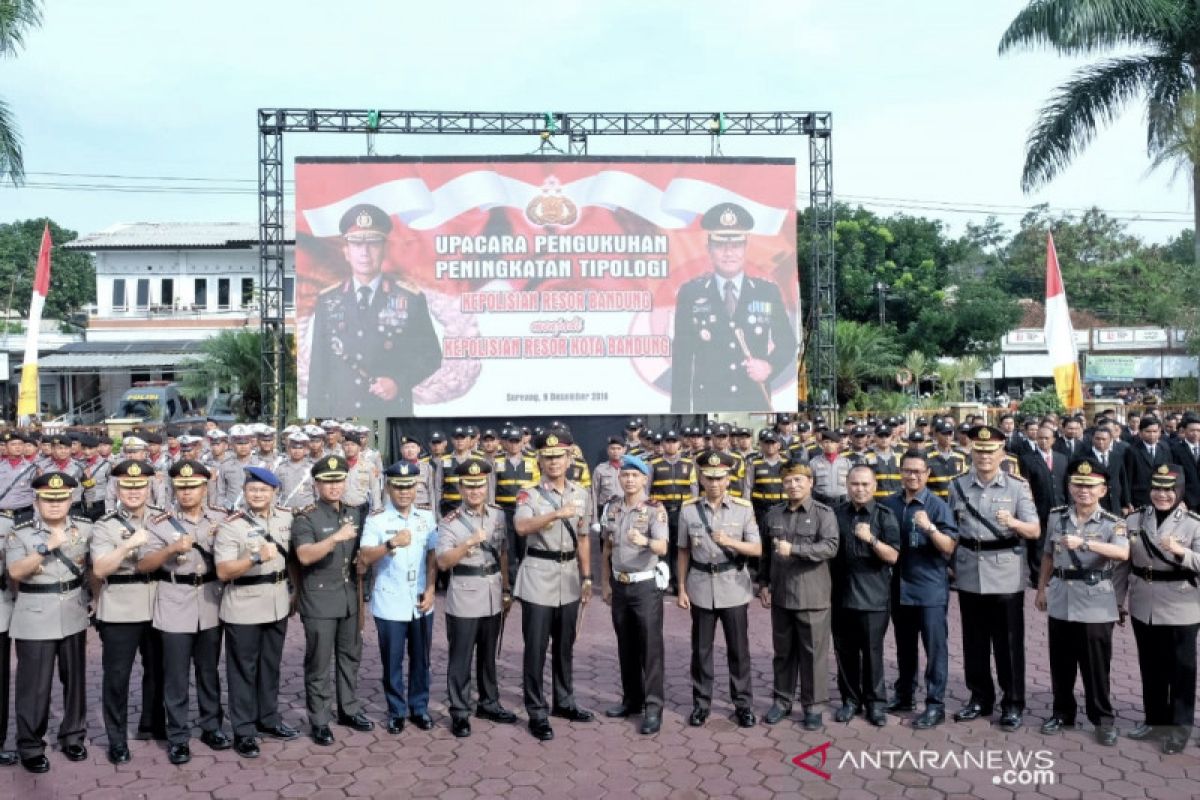 Polres Bandung naik status menjadi setingkat Polresta