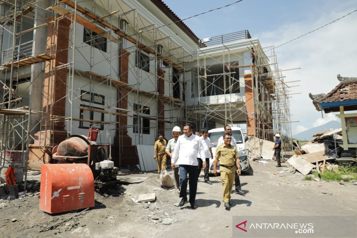 Bupati Gianyar tinjau langsung  beberapa proyek pembangunan