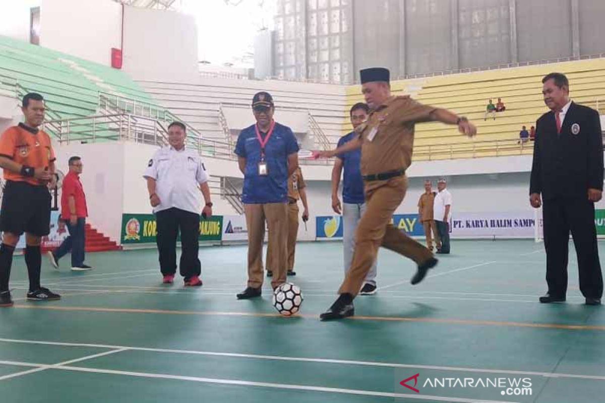 Gubernur Cup Futsal III 2019 optimalkan pembinaan, kata Sekda Kalteng