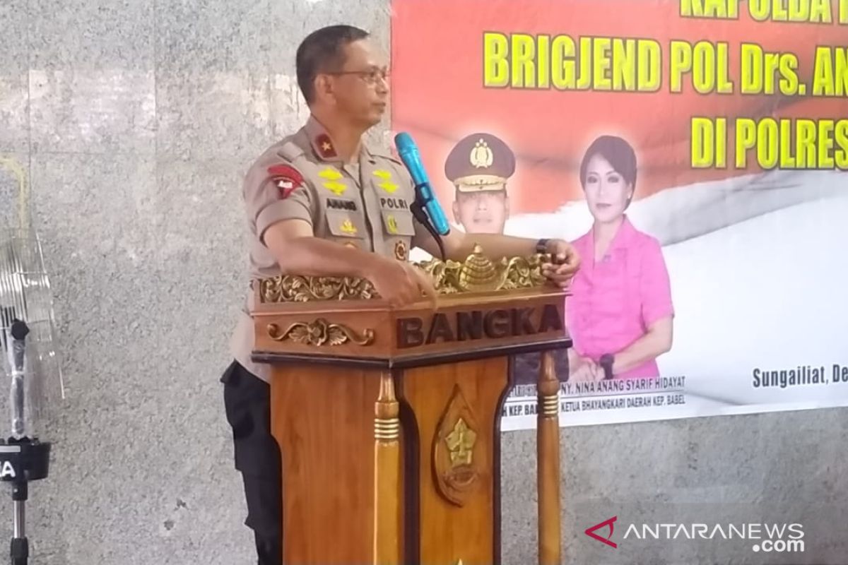 Kapolda Babel gelar kunjungan kerja di Polres Bangka