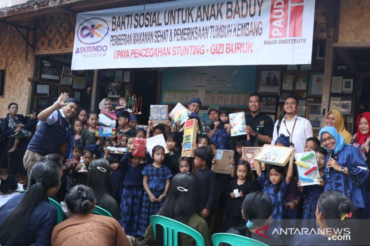 PT Askrindo dukung pengentasan stunting dan gizi buruk di Baduy