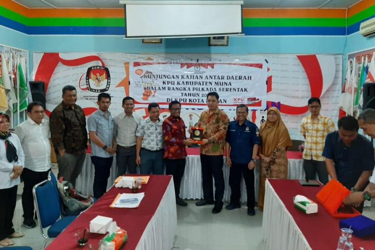 KPU Kabupaten Muna berkunjung ke KPU  Medan